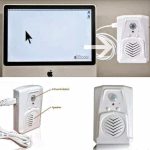 Musical door bell with sensor