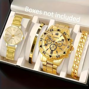 man and women combo set with bracelet
